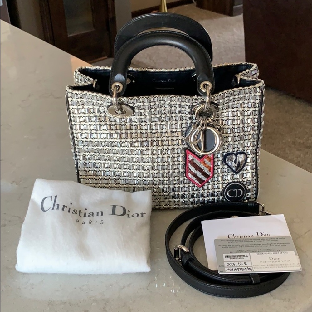 🌷SOLD🌷Christian Dior Diorissimo Metallic Tweed